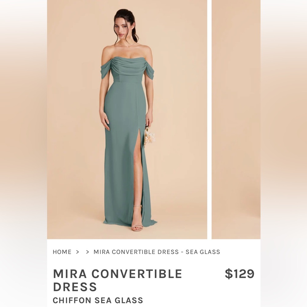 NWT Birdy Grey Sea Glass Mira Convertible Dress (S)